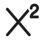 Text Superscript SVG Icon